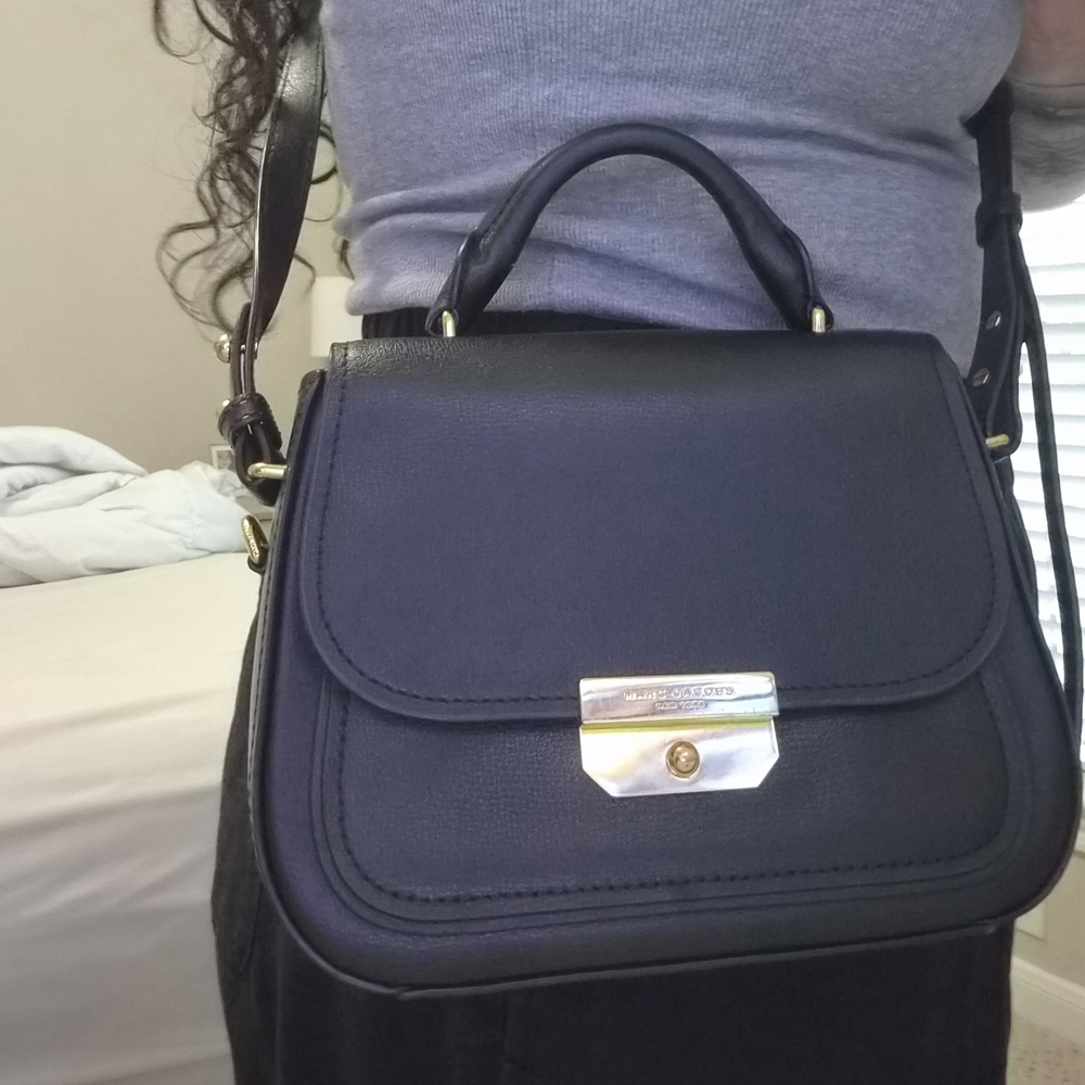 Marc Jacobs Black Leather Handbag